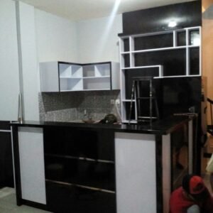 kitchen set hitam